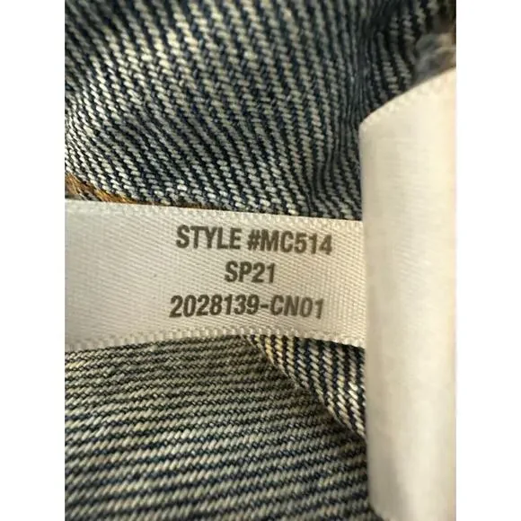 MADEWELL 30" Slim Demi-Boot Jeans in Danville Wash Ripped Edition Medium Wash - Picture 14 of 16